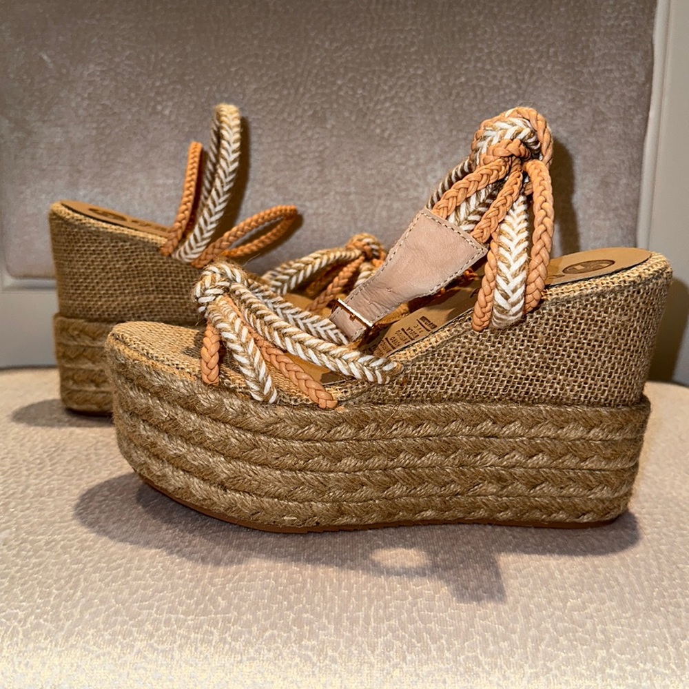 Crazy Daisy espadrille wedges size 36